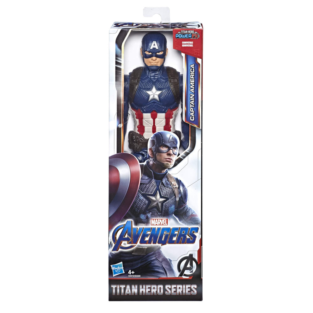 Avengers Endgame Titan Hero Series Captain America 12-Scale Super Hero Action Figure Toy with Titan Hero Power Fx Port