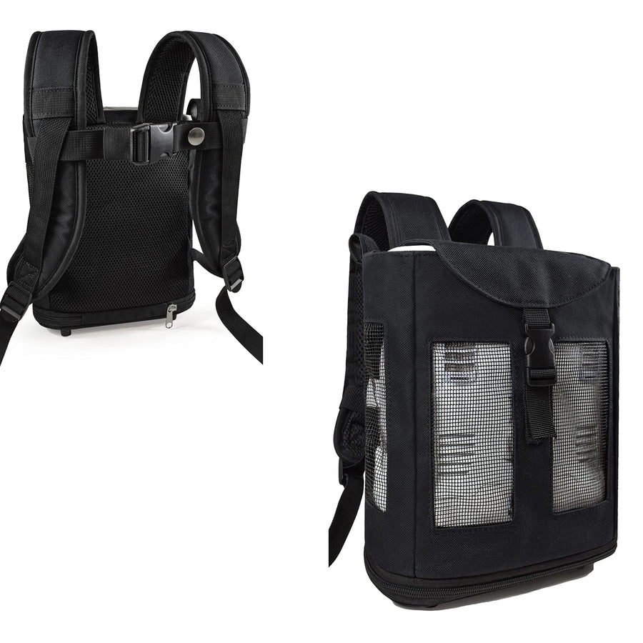 O2TOTES Ultra Lightweight Backpack For Inogen One G3 Unit (Patented Design) (black) Lightweight at under 14 ounces