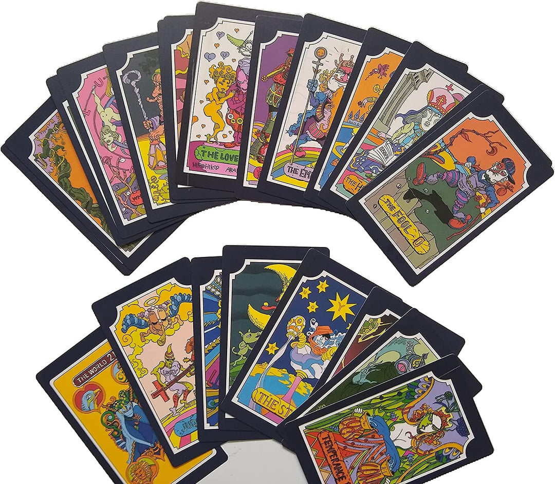Adventure Anime Tarot Cards - 31 Pcs JoJo Anime Tarot Cards Board Game Divination Entertainment Party Board Game