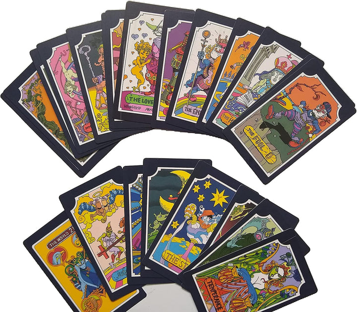 Adventure Anime Tarot Cards - 31 Pcs JoJo Anime Tarot Cards Board Game Divination Entertainment Party Board Game