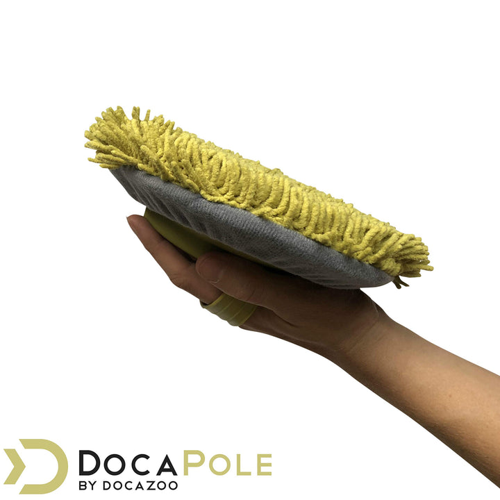 DOCA Car Wash Kit - Full Car Cleaning Kit & Car Wash Brush with Long Handle, Extendable 6-24 Ft Pole (30+ Ft Reach), Car Wash Mitts, Squeegee & Microfiber Head