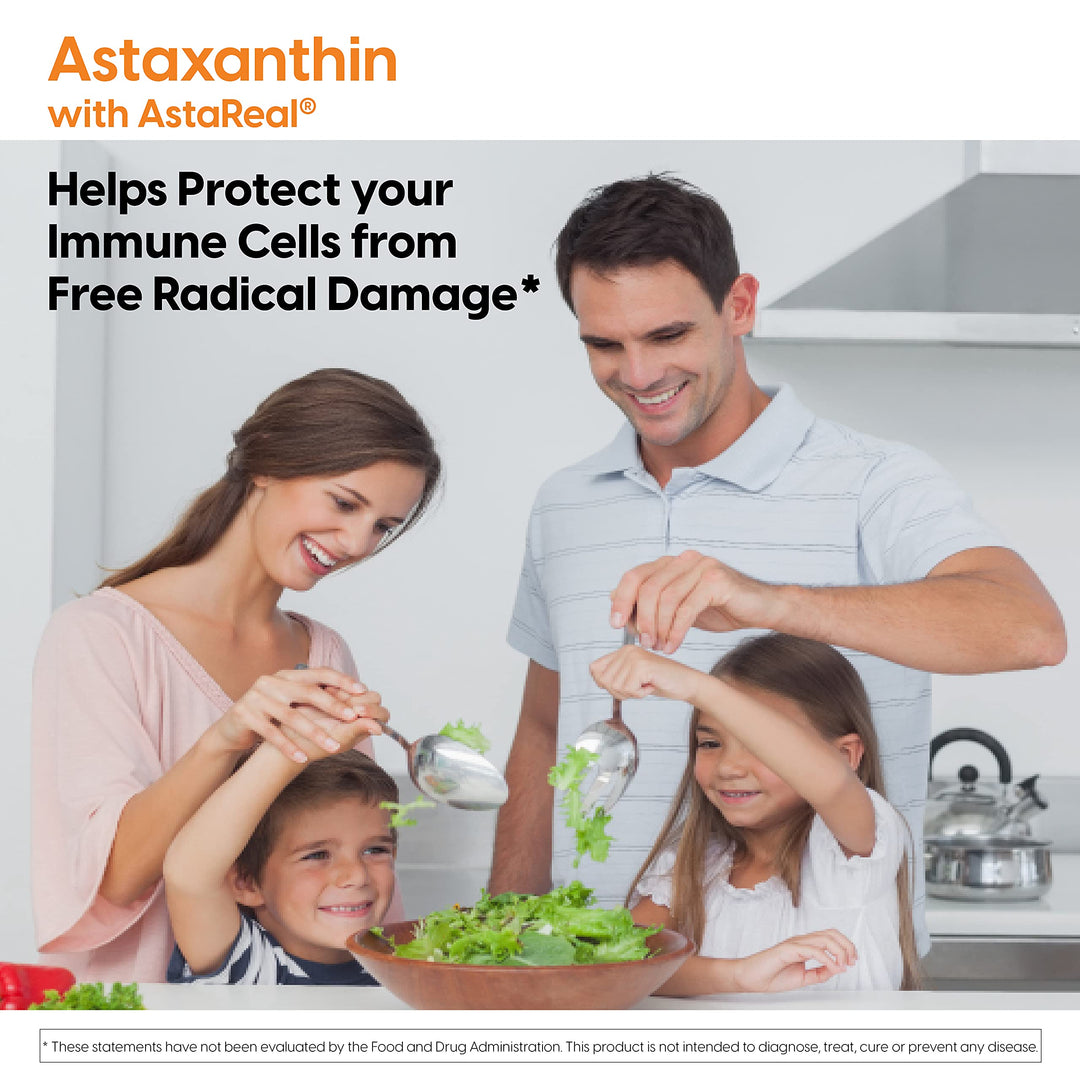 Doctor's Best Astaxanthin, Powerful Antioxidant, Skin, Eye Health, Non-GMO, Gluten Free, Vegan, Soy Free, 6 mg, 90VSG