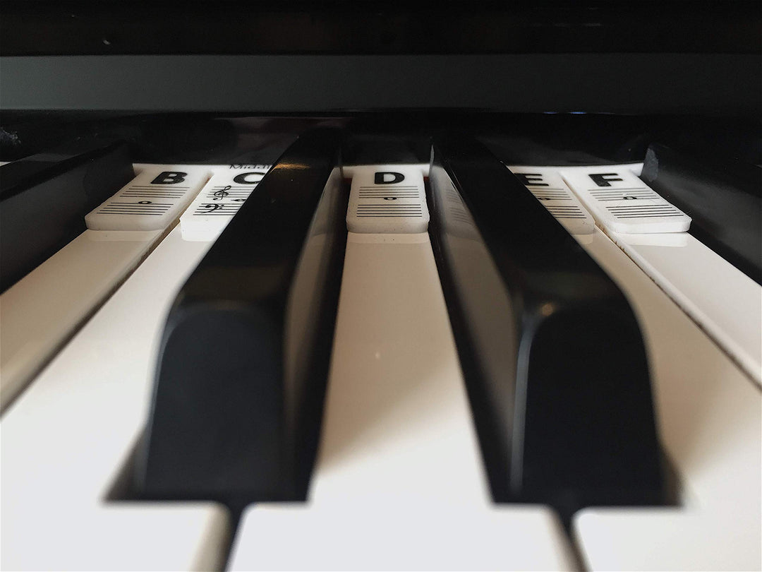 The Piano Rake (Piano Guide) | Learn Notes Instantly | Ultimate Accessory | Better Than Messy Stickers | Fits All Full-Size Key Pianos & Keyboards | 35 Key Length Shows Grand Stave