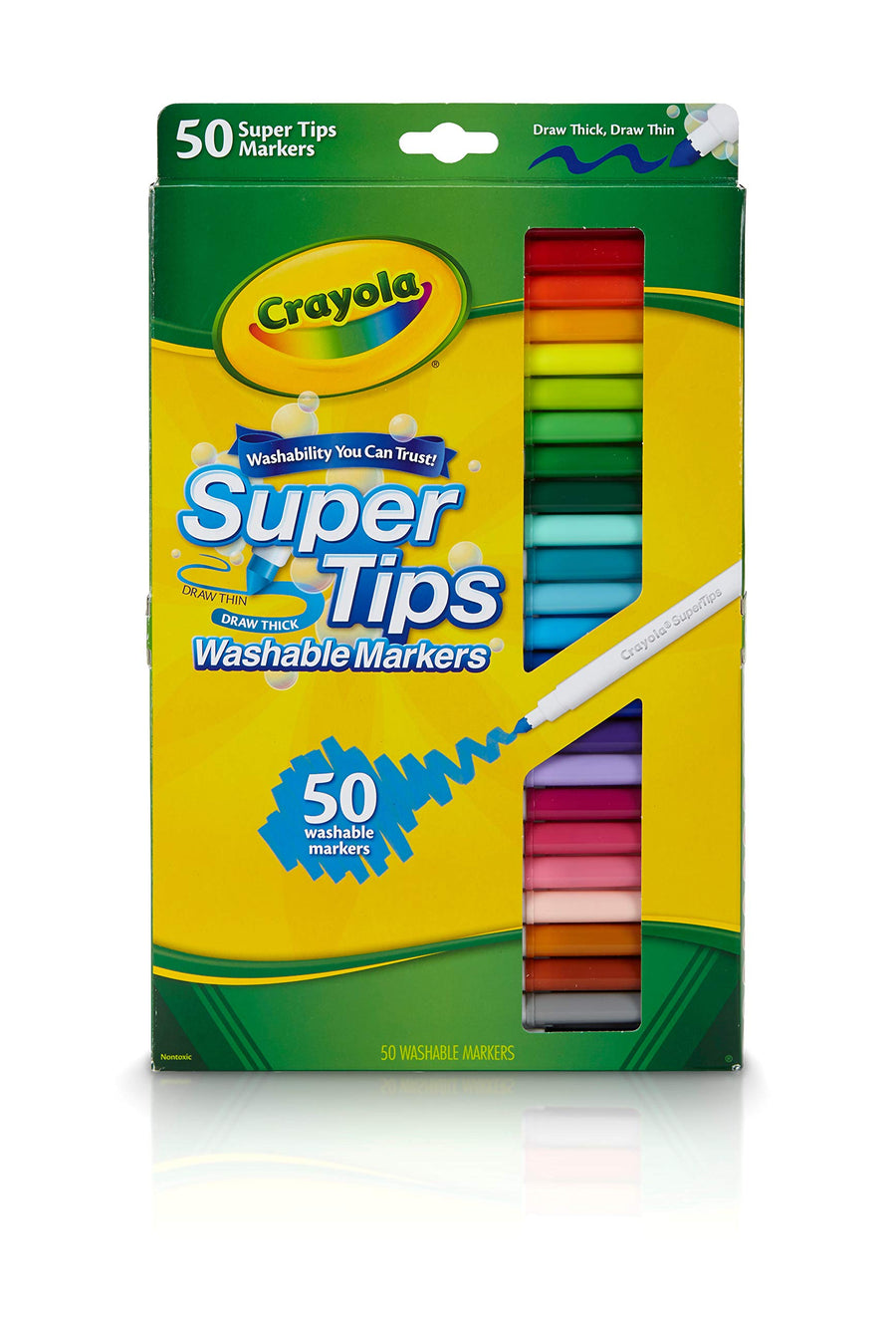Super Tips Washable Markers Age 3+ - 50 Count