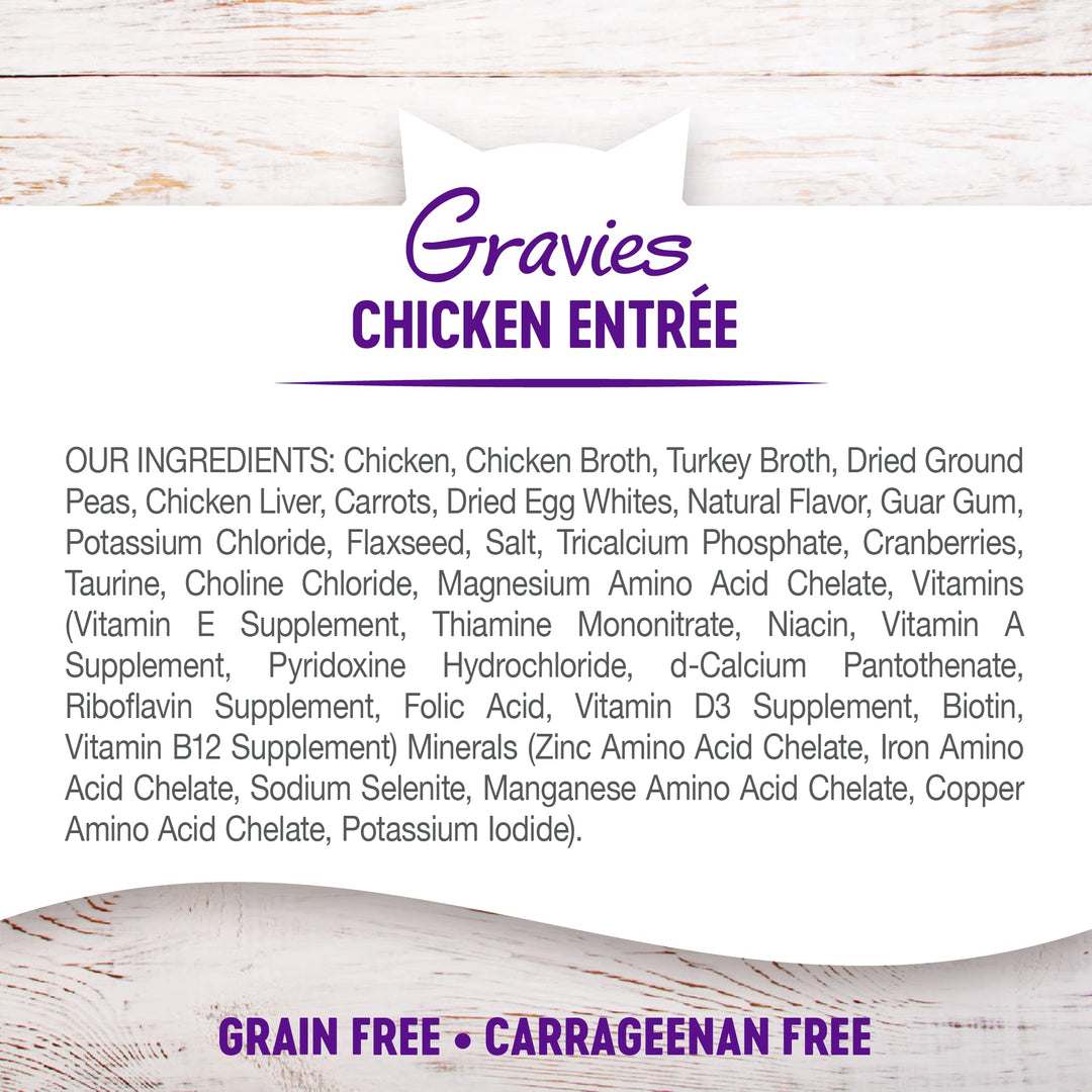 Complete Health Gravy Adult Wet Cat Food, Natural, Protein-Rich, Grain Free, 5.5 Ounce , 12 Pack, (Chicken Dinner)