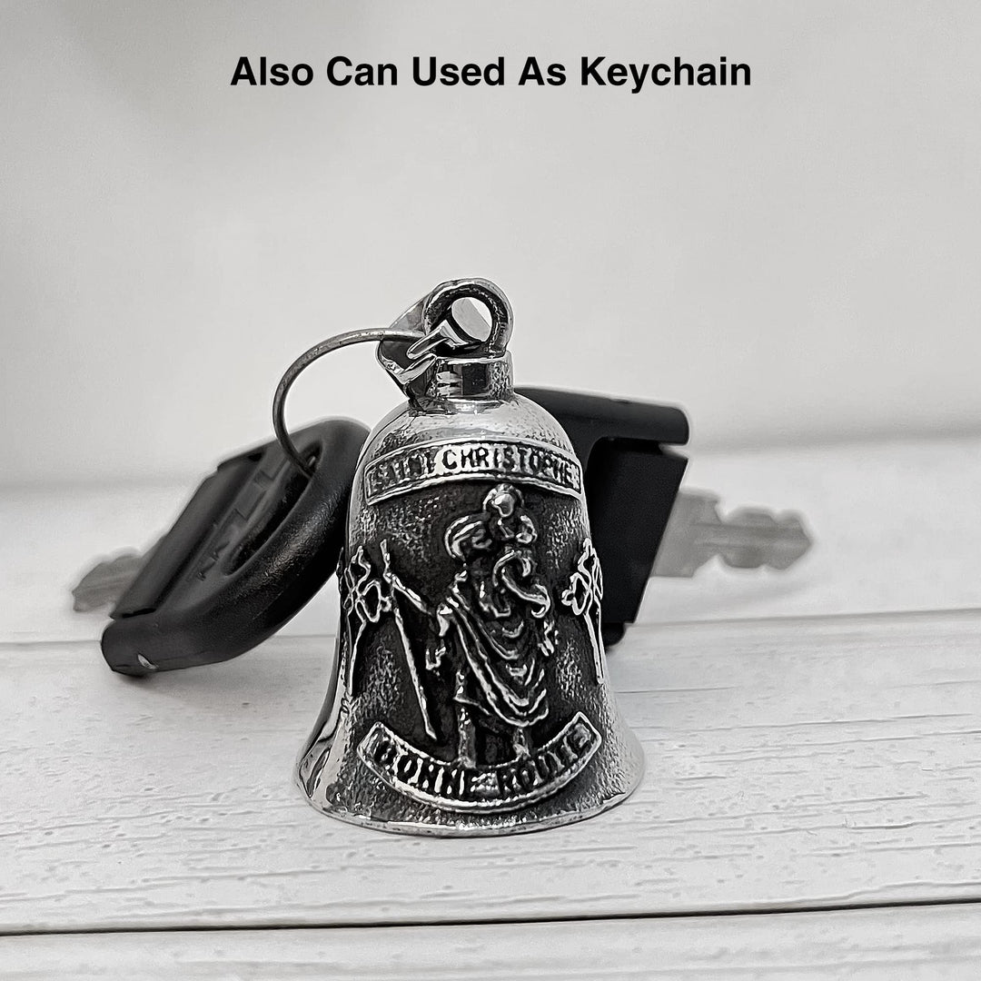 Motorcycle Bell Guardian Angel for Luck, Drive Safe For Bikers Riders