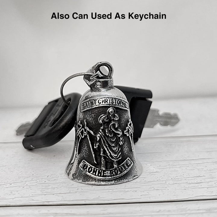 Motorcycle Bell Guardian Angel for Luck, Drive Safe For Bikers Riders