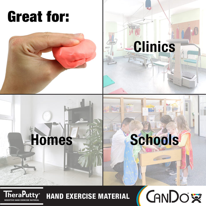 TheraPutty Standard Hand Exercise Putty For Rehabilitation, Exercises, Hand Therapy, Occupational Therapy, Hand Strengthening, Improve Motor Skills, Stress Relief