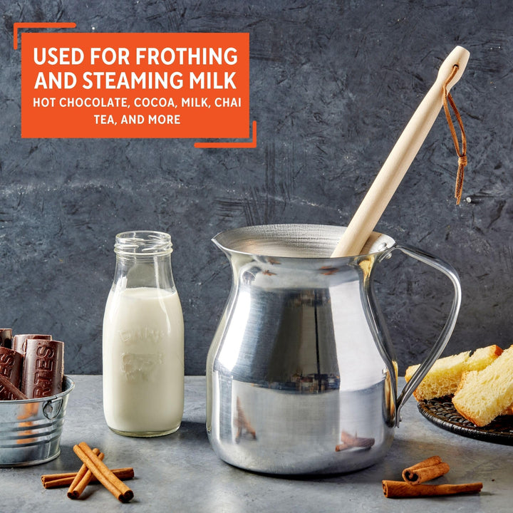 IMUSA USA GAU-80232W Aluminum Chocolatera 2-Quart, Silver