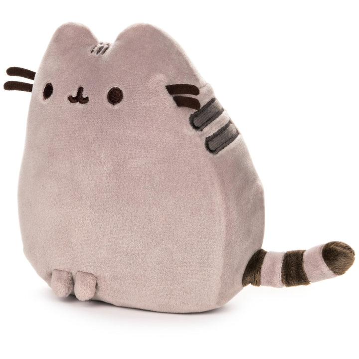 Pusheen The Cat Squisheen Plush, Stuffed Animal Cat for Ages 8 and Up, Gray, 6