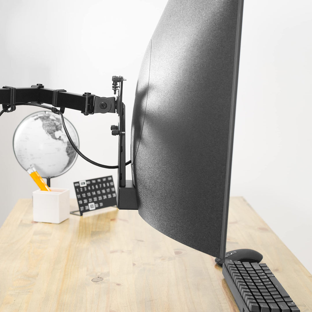 Quick Attach VESA Adapter Plate Bracket Designed for Samsung T55 Series Monitors, VESA up to 100x100, Black, MOUNT-SGT55