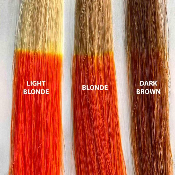 IROIRO Premium Natural Semi-Permanent Hair Color 320 Neon Orange (4oz)