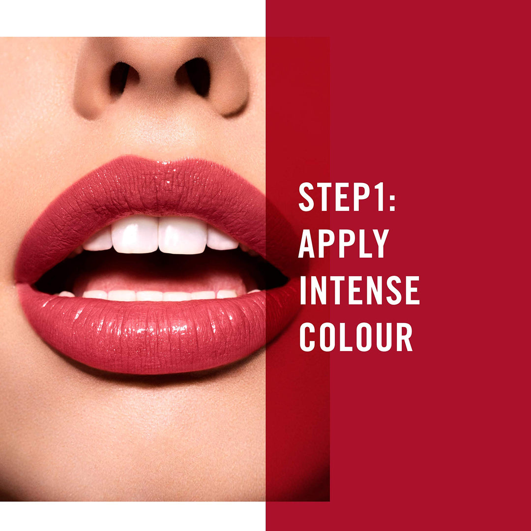London Provocalips 16hr Kiss-Proof Lip Color - Two-Step Liquid Lipstick to Lock in Color and Shine - 230 Kiss Fatal, .14 fl.oz.