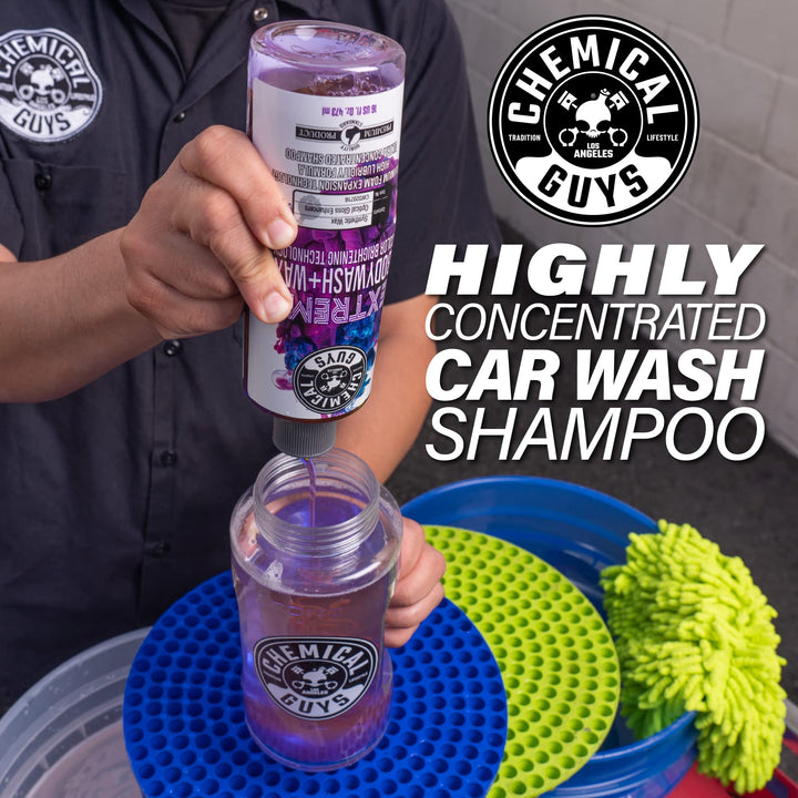CWS20716 Extreme Bodywash & Wax Foaming Car Wash Soap, (Works with Foam Cannons, Foam Guns or Bucket Washes) Safe for Cars, Trucks, Motorcycles, RVs & More, 16 fl oz, Grape Scent