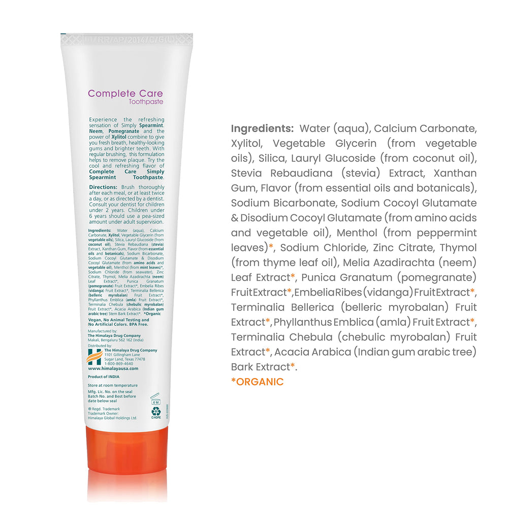 Complete Care Toothpaste - Simply Spearmint 5.29oz/150g
