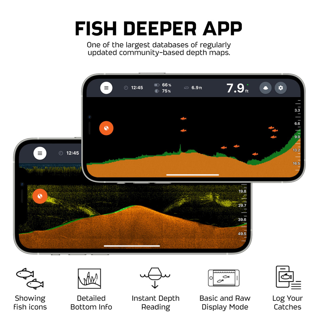 START Smart Fish Finder - Portable Fish Finder and Depth Finder For Recreational Fishing From Dock, Shore Or Bank | Castable Fish Finder with FREE User Friendly App | Phone Compatible