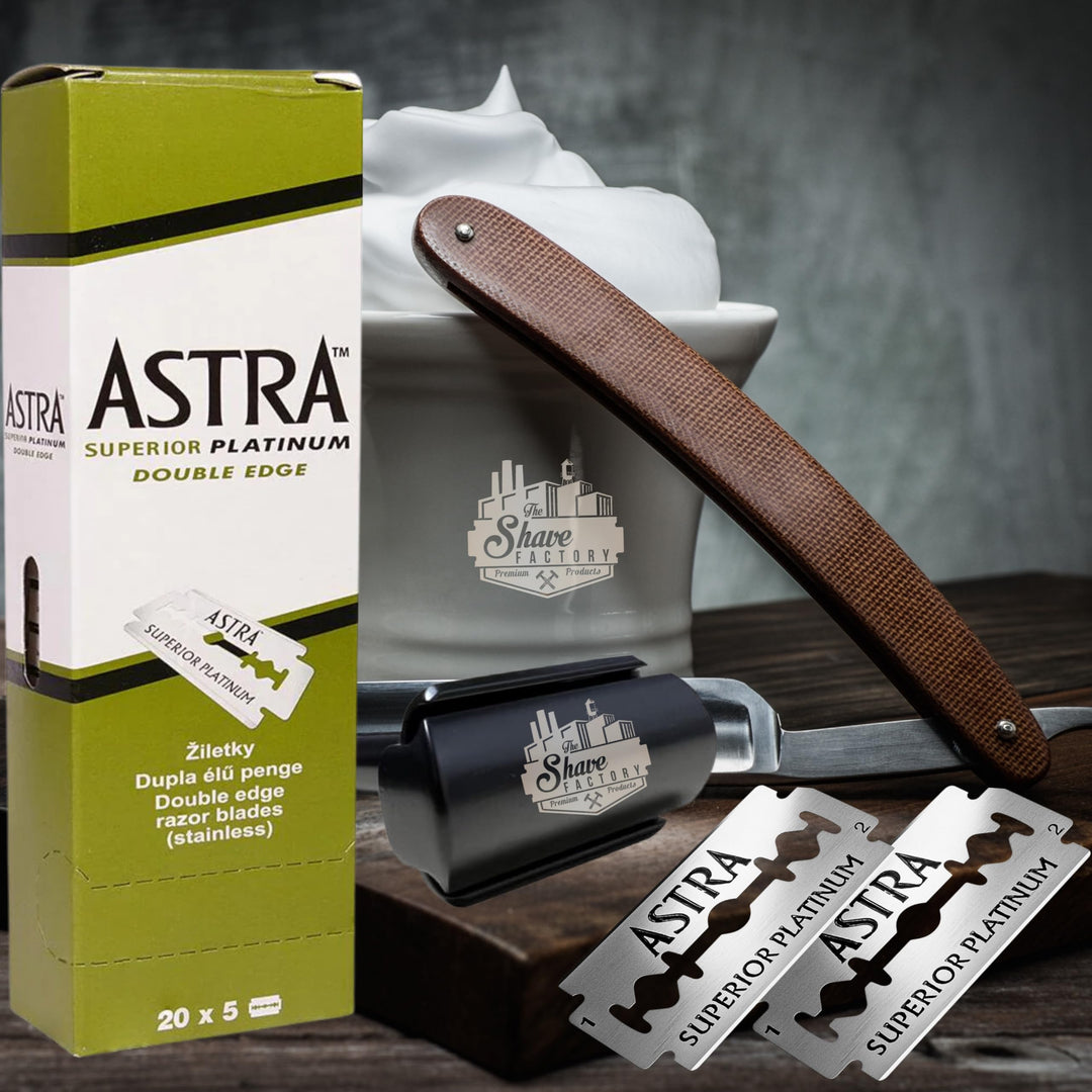 Astra Superior Premium Platinum Double Edge Safety Razor Blades 3 Pack of 5 Blades (3)
