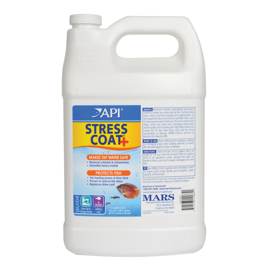 STRESS COAT Aquarium Water Conditioner 1-Gallon Bottle, Model Number: 317163100851