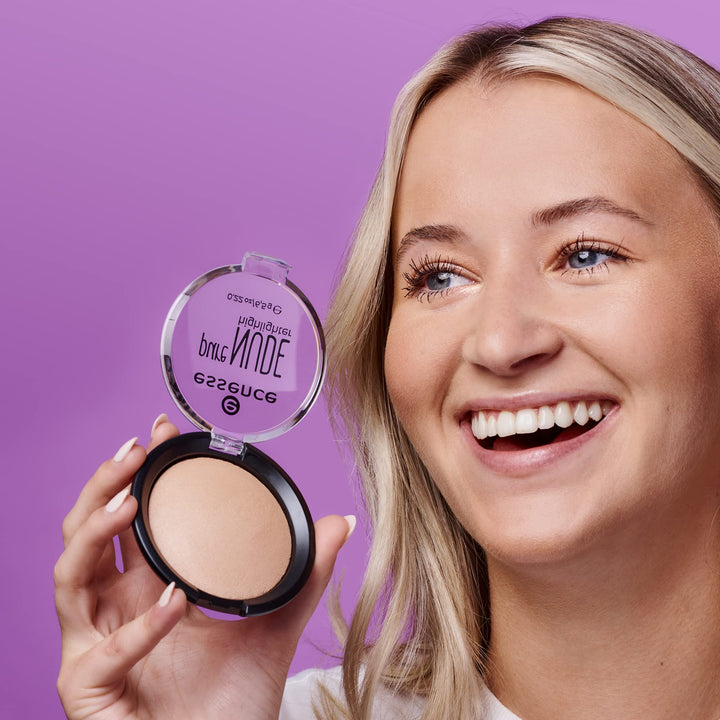 | Pure NUDE Highlighter, 10 Be My Highlight | Natural and Subtle Glow | Vegan & Cruelty Free | - Beige