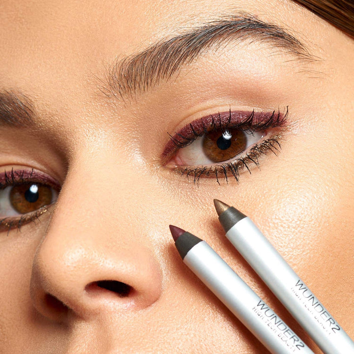 WUNDER2 Super-stay Liner Long-Lasting & Waterproof Colored Eyeliner, Glitter Green Apple, 1.2 Gram