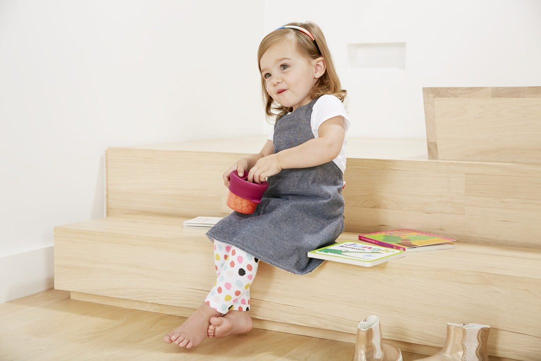 SNUG Lid with Snack Cups, Pink