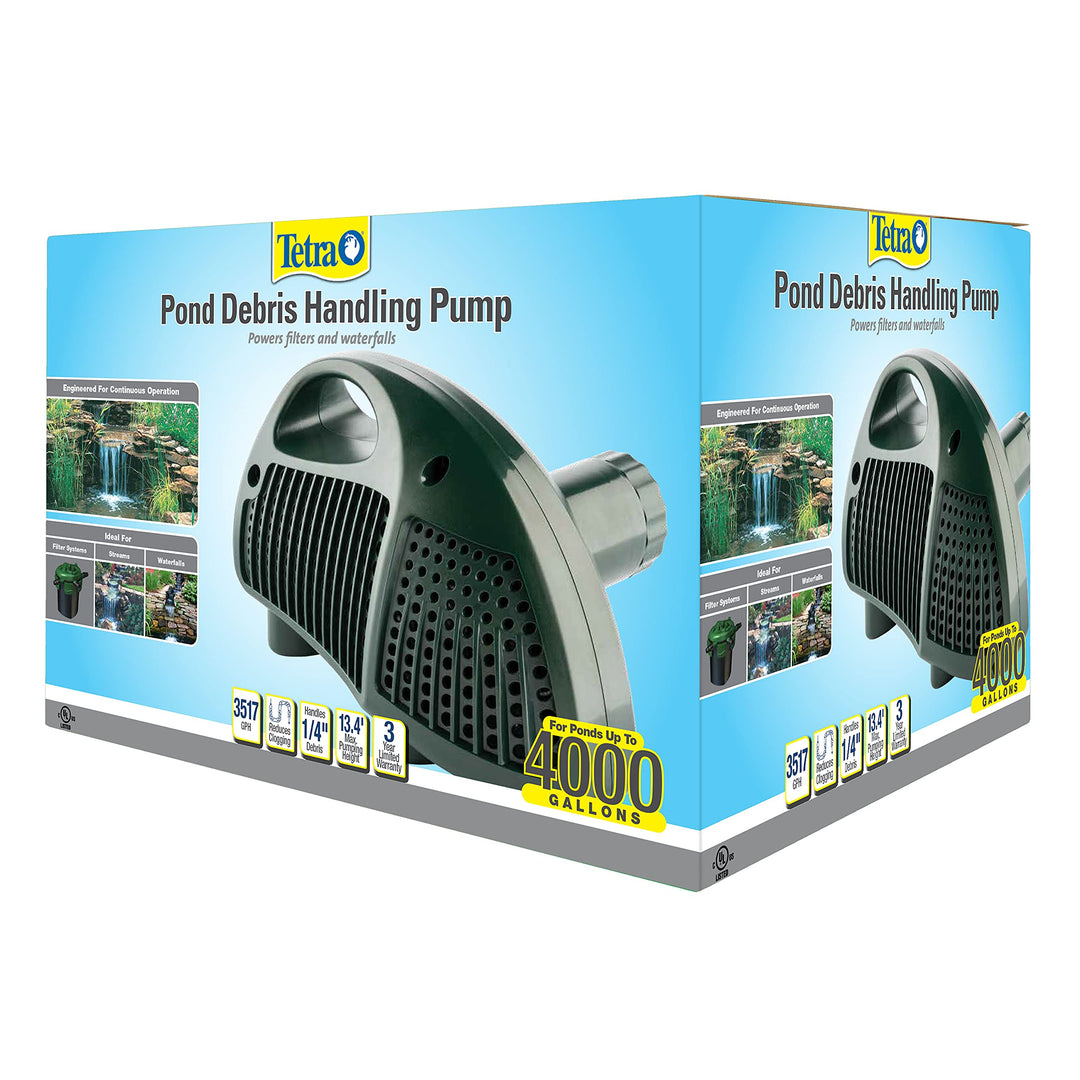 Pond Debris-Handling Pump, Energy Efficient, UL Listed, Up to 4,000 gallons