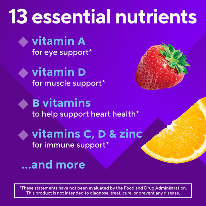 Men's 50+ Daily Multivitamin, Gummy Vitamins, 120 Ct