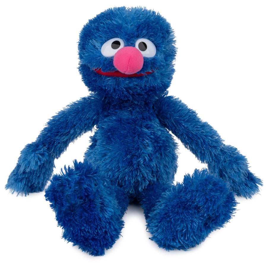 Sesame Street Official Grover Muppet Plush, Premium Plush Toy for Ages 1 & Up, Blue, 14.5”