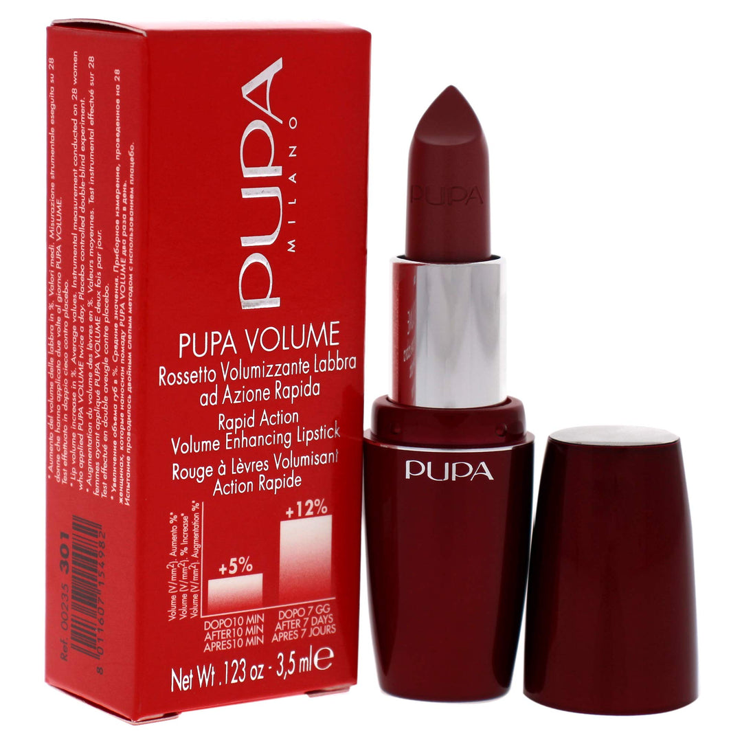 Milano Volume Enhancing Lipstick - Bright And Defined Lips - Smooth, Super Creamy And Comfortable Texture - Combats Flaking And Discomfort - Rapid Action - 301 Coral Pink - 0.123 Oz