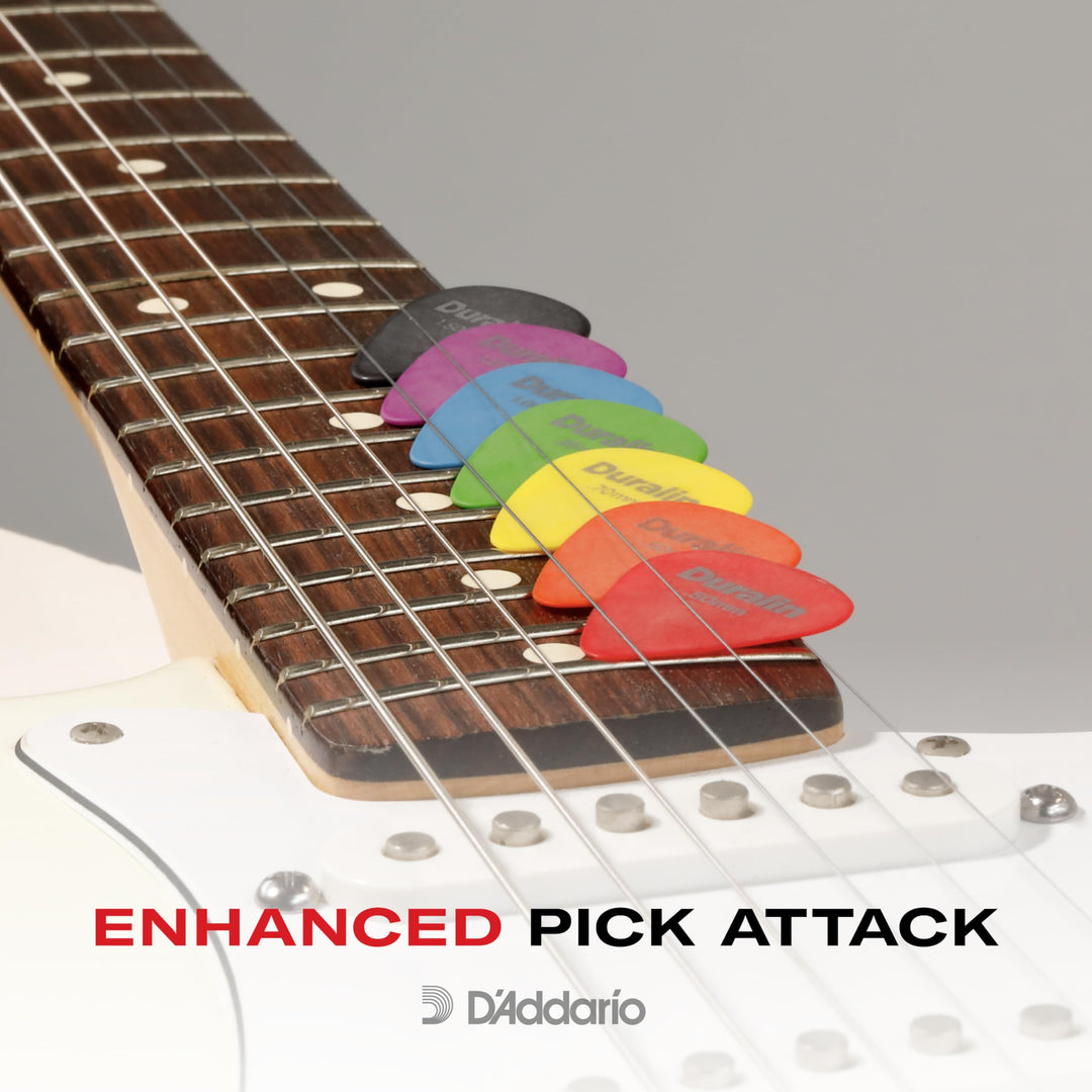 D'Addario Duralin Precision Guitar Picks, Extra Heavy, 10 pack