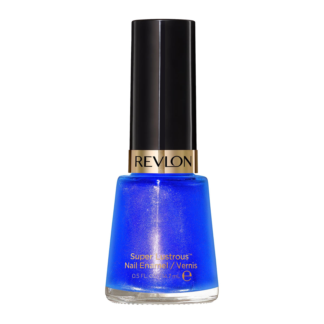 Nail Enamel, Chip Resistant Nail Polish, Glossy Shine Finish, In Blue/Green, 495 Sultry, 0.5 Fluid Ounces