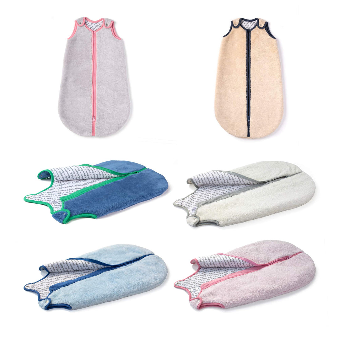 Sleep Nest Teddy Baby Sleeping Bag, Fuzzy Dino, Medium (6-18 Months)
