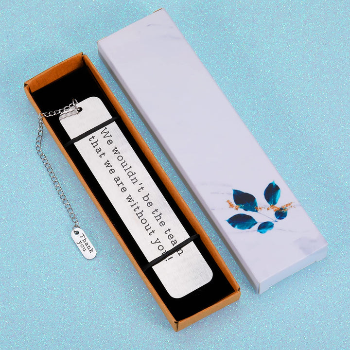 Employee Appreciation Gifts Bookmarks for Boss Manager Mentor Sports Team Gifts for Coach Player BFF Coworker Colleague Farewell Going Away Leaving Retirement Bulk Gift for Women Men Leader Book Lover
