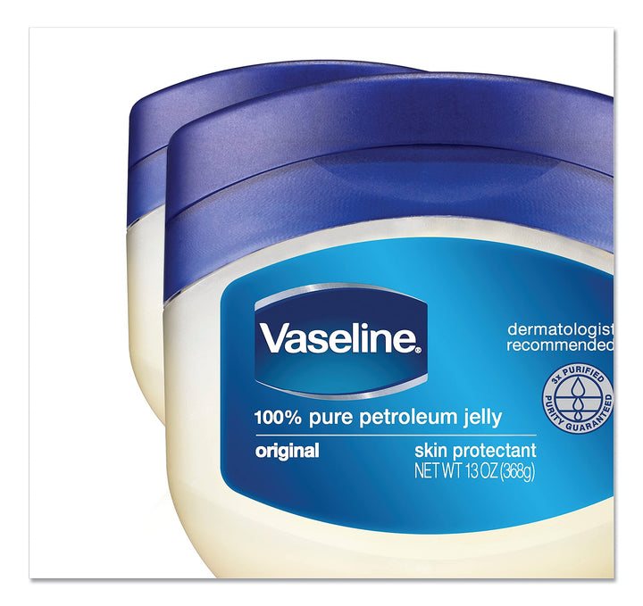 Original Petroleum Jelly 13 oz - Hypoallergenic Moisturizer for Dry Skin, Non-Comedogenic Gel