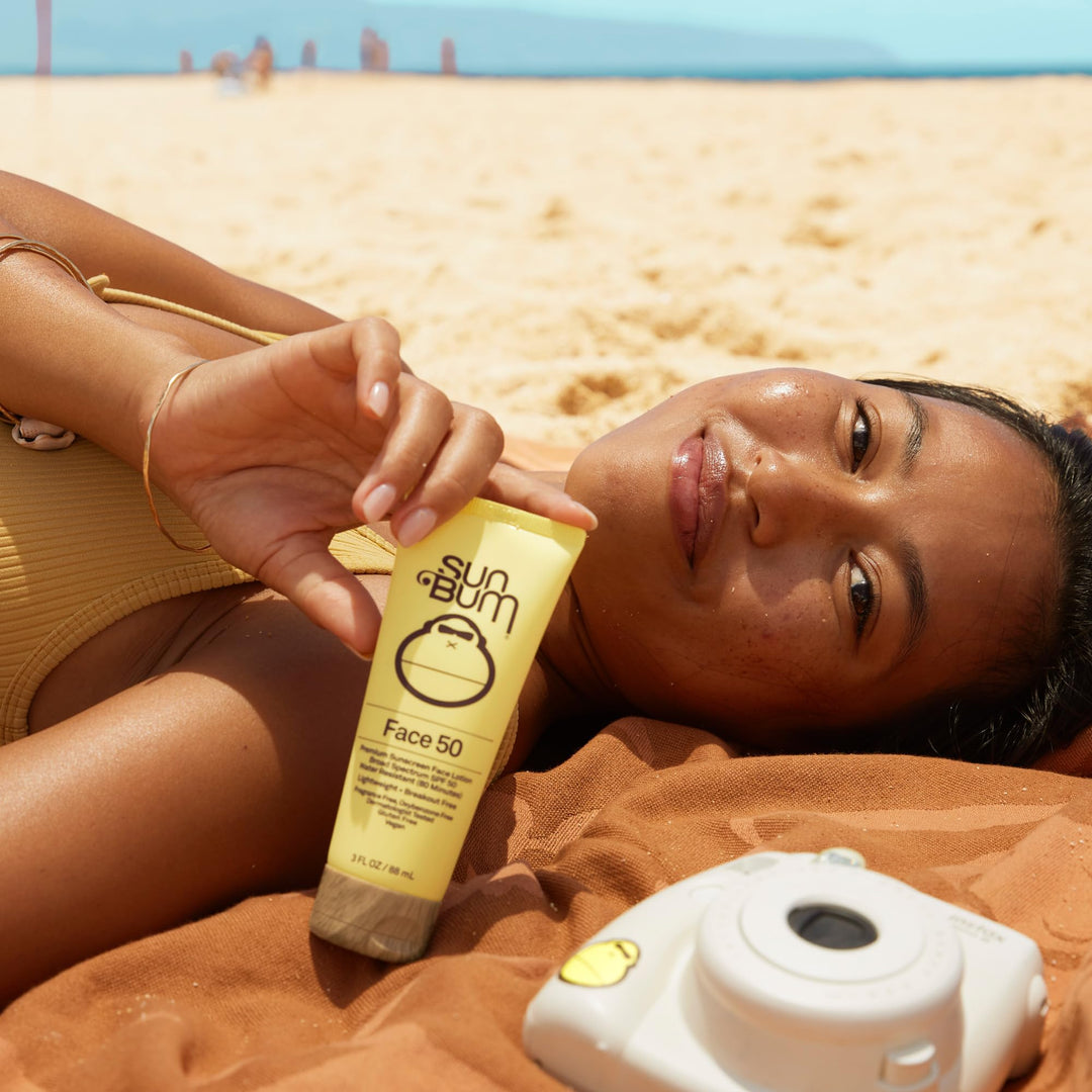 Original SPF 50 Sunscreen Face Lotion | Broad Spectrum Moisturizing Facial Sunblock with Vitamin E | Oil Free | Hawaii 104 Act Compliant (Octinoxate & Oxybenzone Free) | Travel Friendly | 3 oz