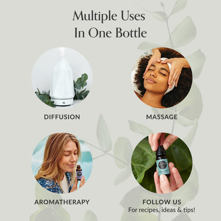 Myrtle- Lemon Essential Oil- 100% Pure Premium Grade, Undiluted, Natural, Therapeutic, Aromatherapy, The Best for Diffuser, Candle, Laundry, Humidifiers 10 ml (.33 fl oz)