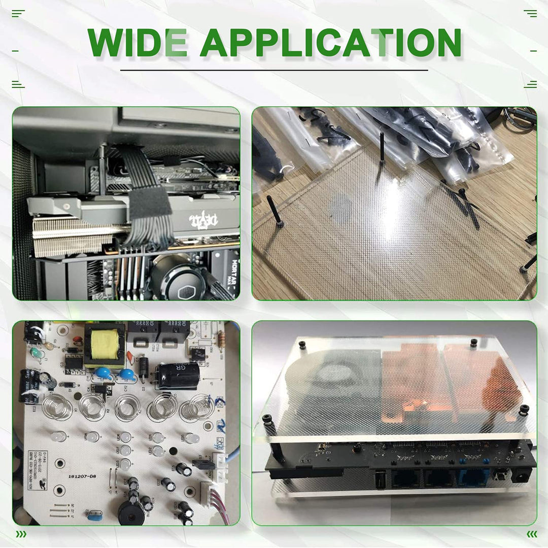 Litorange 320PCS M3 Male Female Nylon Hex Spacer Standoff Screw Nut Threaded Pillar PCB Motherboard Assorted Assortment Kit (Black)