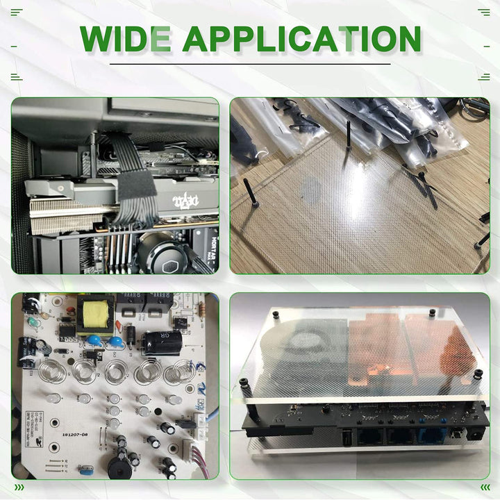 Litorange 320PCS M3 Male Female Nylon Hex Spacer Standoff Screw Nut Threaded Pillar PCB Motherboard Assorted Assortment Kit (Black)