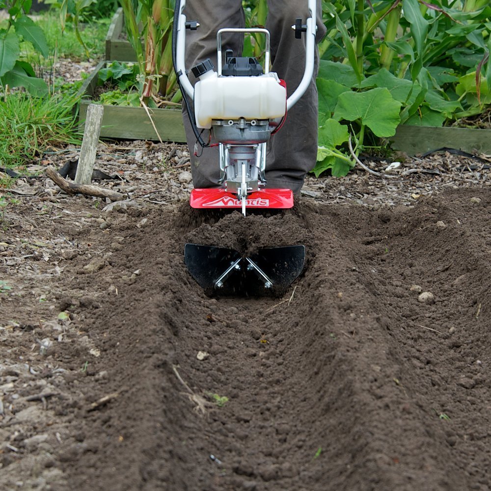 3333 Power Tiller Plow Attachment for Gardening, Black