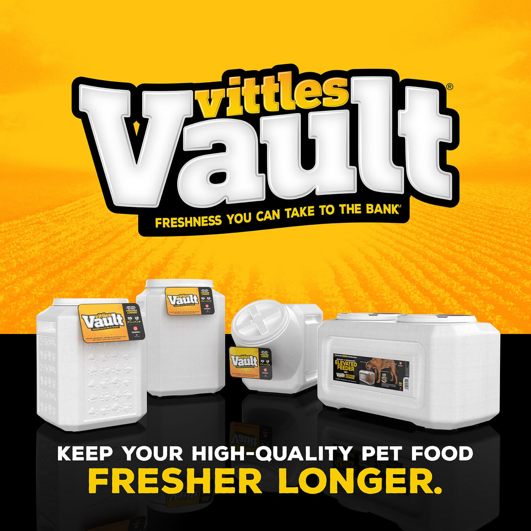 Vittles Vault Dog Food Storage Container, Up to 10 Pounds Dry Pet Food Storage, Made in USA
