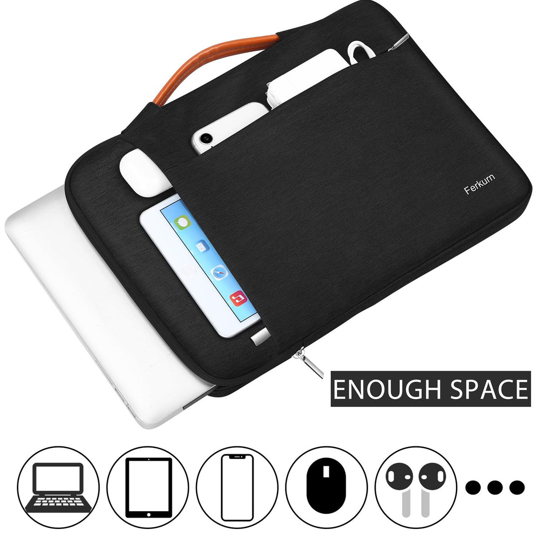 Laptop Case Bag Chromebook Case Sleeve for MacBook Air/Pro, Dell Inspiron, ASUS Zenbook, HP Pavilion, Lenovo IdeaPad, Samsung Chromebook, Acer, Computer Carrying Bag Cover, Blue, 14.5 Inch