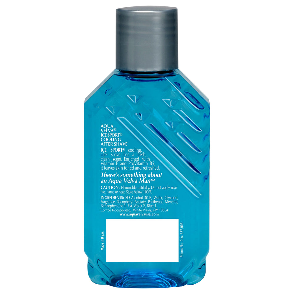 Cooling Mens After Shave, Ice Sport, Vitamin E and Pro Vitamin B5, Soothes, Cools, and Refreshes Skin, 3.5 Ounce