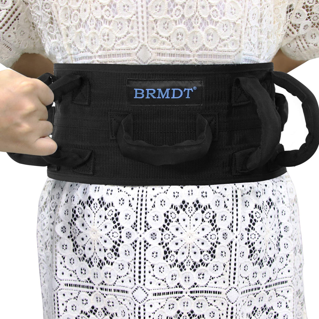 Gait Belt with Padded Handle, Seat Belt for Wheel Chair,Transfer Belts Gait Belts for Seniors and Unsteady Person,One-click Quick Release Locking Buckle,(31.5 -54)