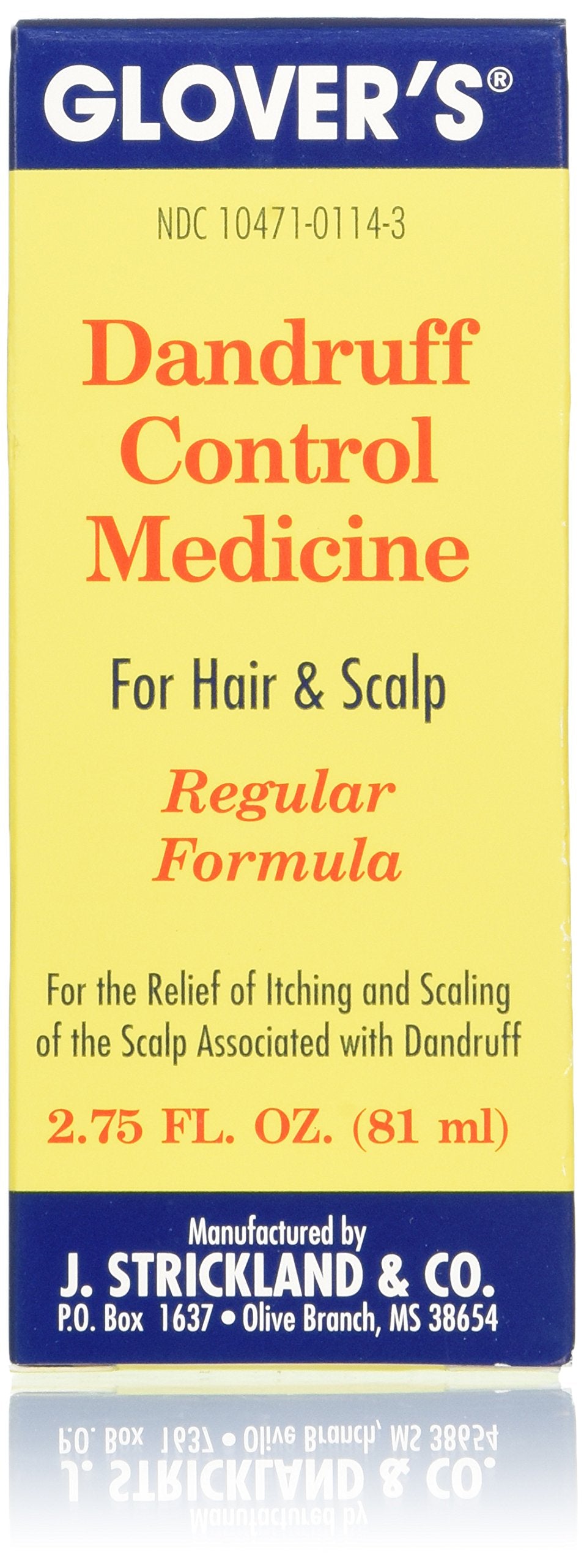 Glovers Dandruff Control Medicine Regular Formula 2.75 oz