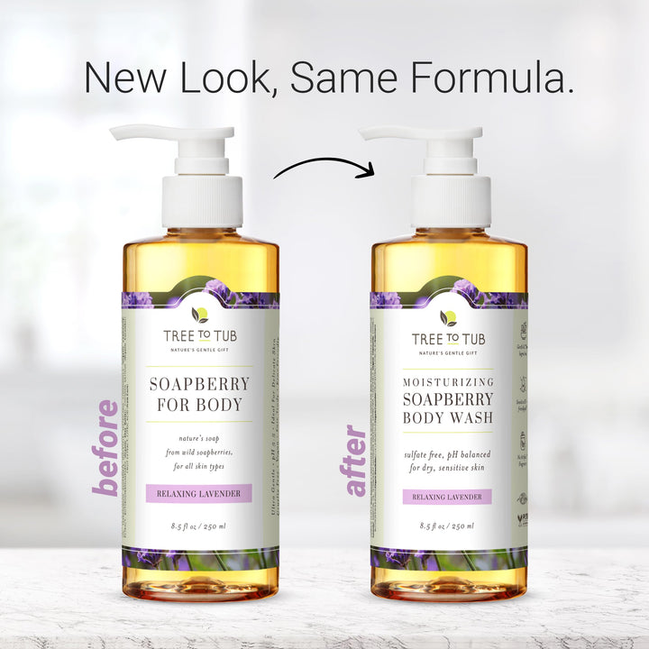 Lavender Body Wash for Sensitive Skin & Dry Skin - pH Balanced Moisturizing Body Wash, Hydrating Sulfate Free Vegan Body Soap for Women & Men w/Organic Shea Butter, All Natural Aloe Vera