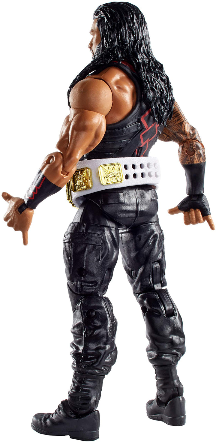MATTEL Roman Reigns Elite Collection Deluxe Action Figure with Realistic Facial Detailing, Iconic Ring Gear & Accessories