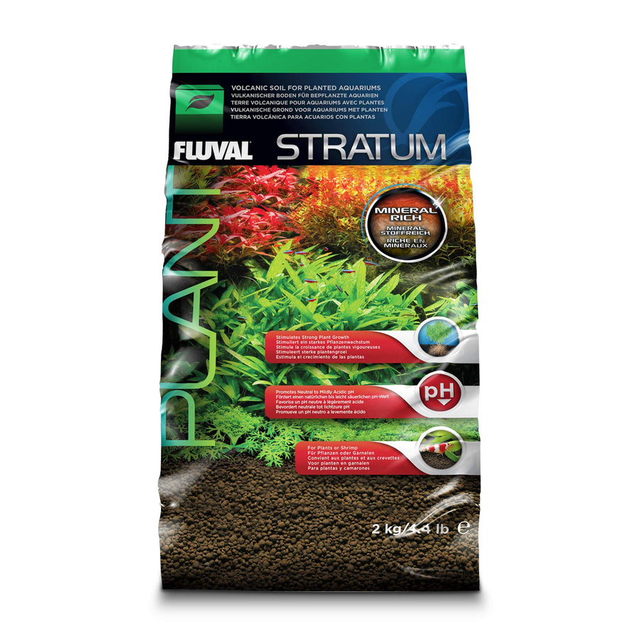 12693 Plant and Shrimp Stratum for Freshwater Fish Tanks, 4.4 lbs. – Aquarium Substrate for Strong Plant Growth, Supports Neutral to Slightly Acidic pH