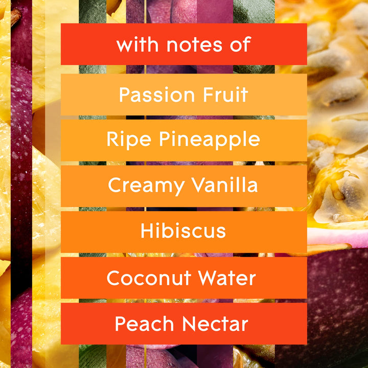 Candle Jar, Air Freshener, 2in1, Vanilla Passion Fruit + Hawaiian Breeze, 3.4 Oz
