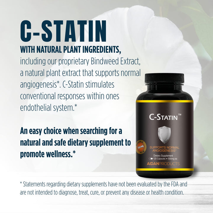 C-Statin Support for Normal Angiogenesis* | Clinically Studied Proprietary Extract (120 Capsules)