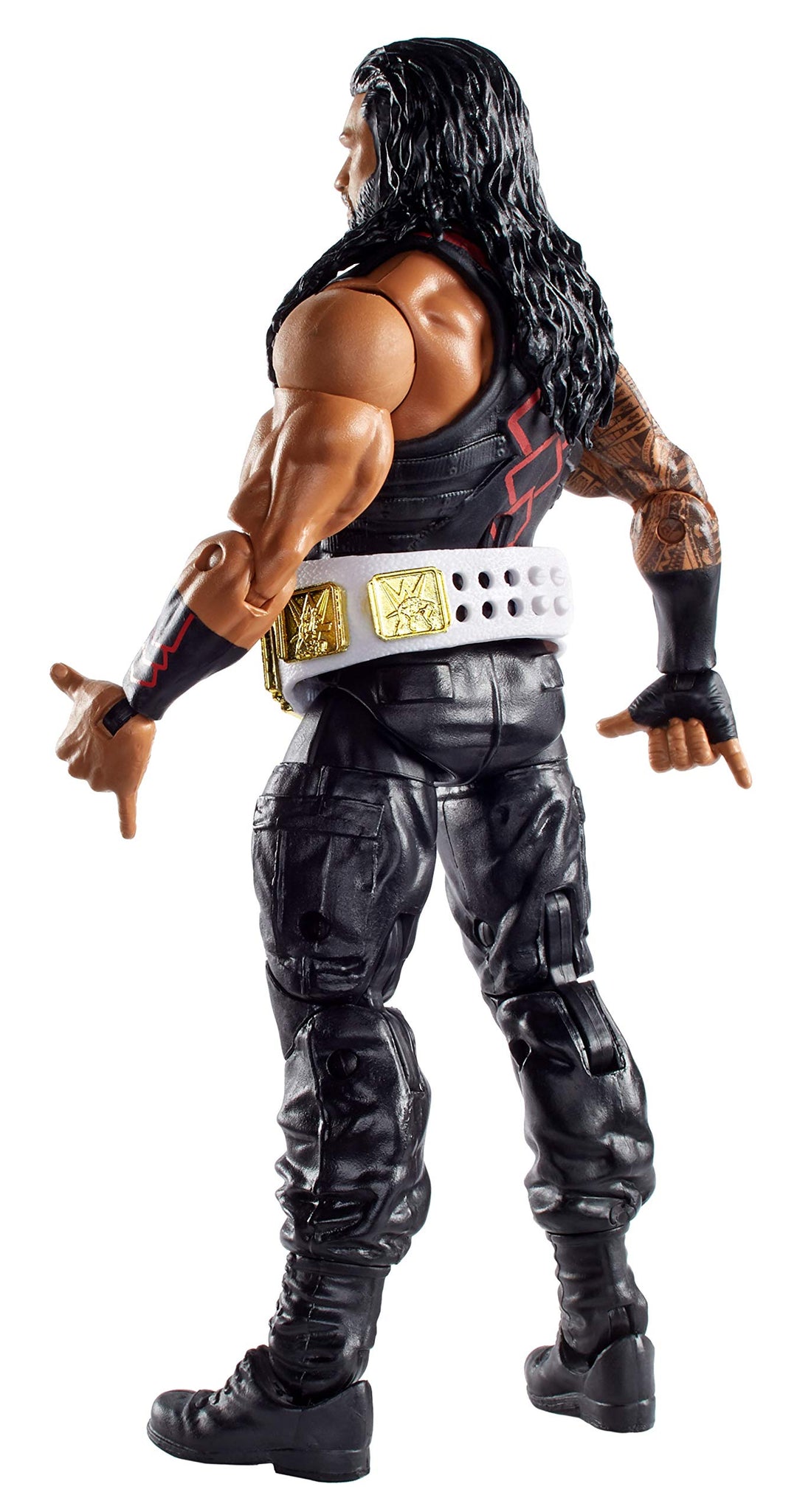 MATTEL Roman Reigns Elite Collection Deluxe Action Figure with Realistic Facial Detailing, Iconic Ring Gear & Accessories